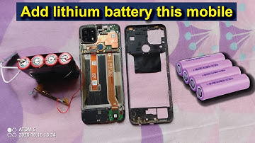 Lithium battery  add smartphone |  use 18650 battery in mobile