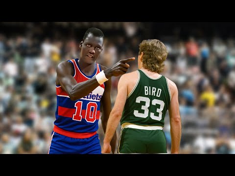 The Day Larry Bird Showed Manute Bol Who Is The Boss