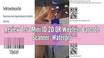 Review Tera Mini 1D 2D QR Wireless Barcode Scanner, Waterproof Shockproof Pocket Scanner, 3-in-1 BT