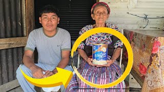 🚨Gracias Diosito! Dijo la Abuelita Maria al Recibir Su Bote de Leche🥹😱