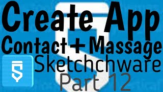 Create Massage And Contact App In Sketchware #12 Sameer @7UNICIGAMER @SAMEER-SWARAJ @S2.SWARAJ screenshot 3