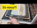 GE oven DOOR SEAL replacement.  EASY!!!