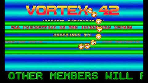 Vortex 42   Paranoimia   3rd Demo mp4 HYPERSPIN AMIGA INTRO CRACKTRO DEMO COMMODORE NOT MINE VIDEOS