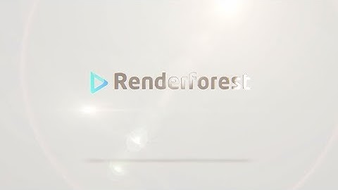 Simple Particles Logo Reveal