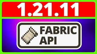 How To Download And Install Fabric API For Minecraft 1.21.11 | Fabric API Minecraft Java