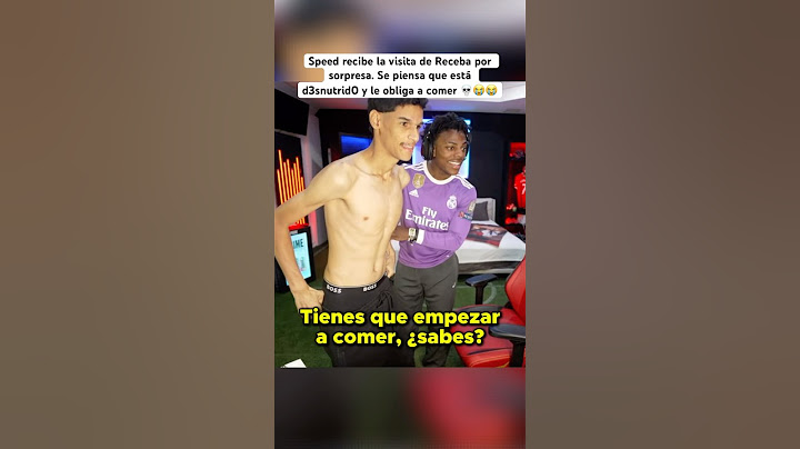 Speed recibe la visita de Receba por sorpresa. Se piensa que está d3snutrid0 y le obliga a comer💀😭