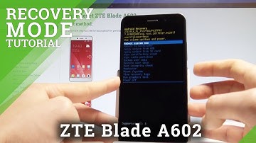 How to Enter Recovery Mode in ZTE Blade A602 - Android System Recovery |HardReset.Info