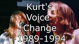 Nirvana - Blew - Kurt's Voice Change 1989-1994 (Live Mix)