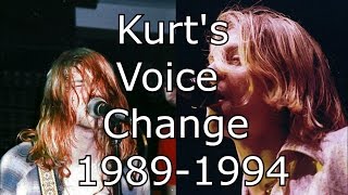 Nirvana - Blew - Kurt&#39;s Voice Change 1989-1994 (Live Mix)