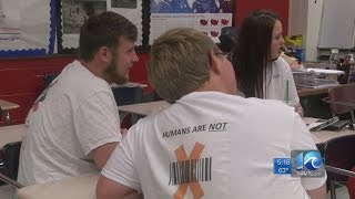 Smithfield High School students use technology, art to stop human trafficking