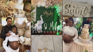 VLOG: IT'S A BABY BOY!!  BABYSHOWER DAY PARTY FOR BABY SAINT!