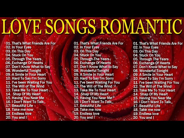Romantic Songs 70's 80's 90's - Beautiful Love Songs of the 70s, 80s, 90s Love Songs Forever New class=
