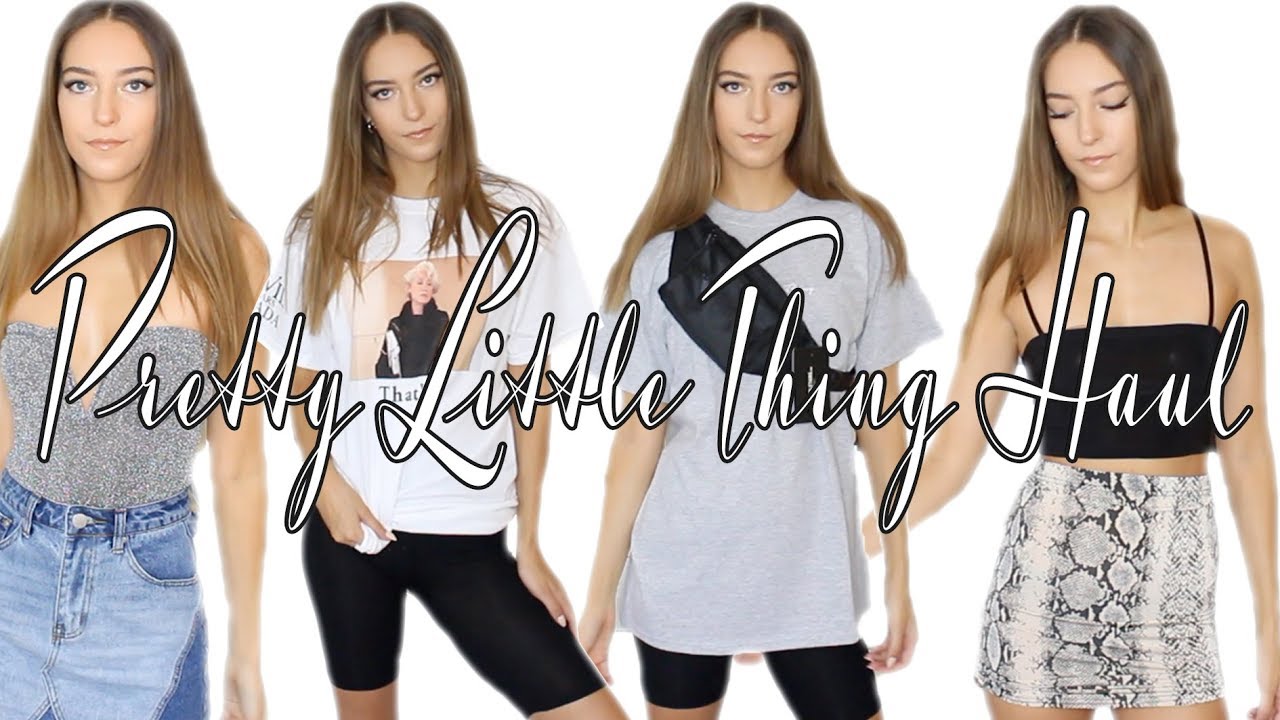 Try on Haul Pretty Little Thing YouTube