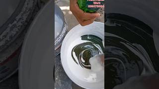 🎨Birla Opus Super Bright Distemper with Stainer Mixing ✨#birlaopuspaints #painting #mixing #shorts