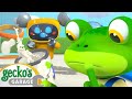 Oh No! Gecko is Stuck in Glue 😱 Gecko's Garage | Trucks For Children | Cartoons For Kids