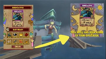 Wizard101: CRAFTING QUEEN CALYPSO SPELL!