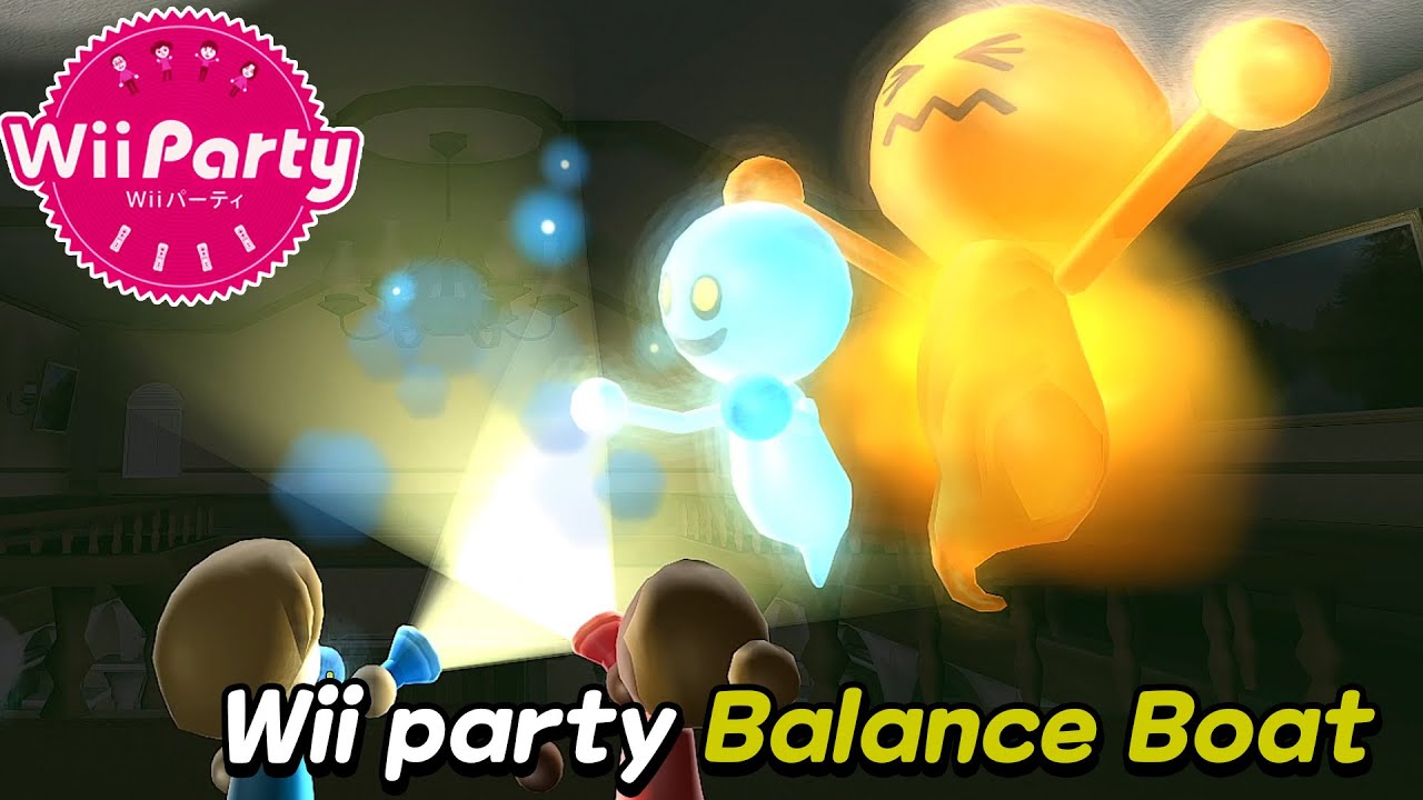 Wii party Balance Boat gameplay (Eng Sub) Player Chris with Emma | AlexGamingTV
