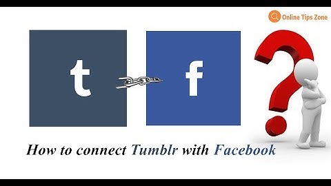 How to Link Tumblr to Facebook