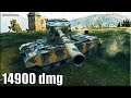 Новый рекорд на FV4005 Stage II 🌟 14900 dmg 🌟 World of Tanks максимальный урон на британской пт