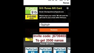 AppJoy (2015) -how I got and redeemed $15 Itunes gift card(proof)invitation code: j6739403