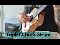 Learn 2 ukulele strums in one