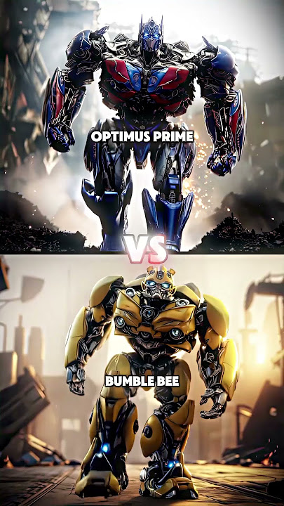 Optimus Prime Vs Megatron Vs Scary Creatures (T-Rex, Godzilla, Bumblebee).