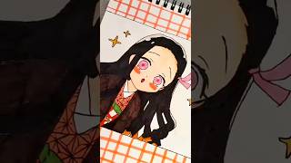 Nezuko kamado 🔥✨️#drawing #art #animeedit #nezuko #nezukoedit