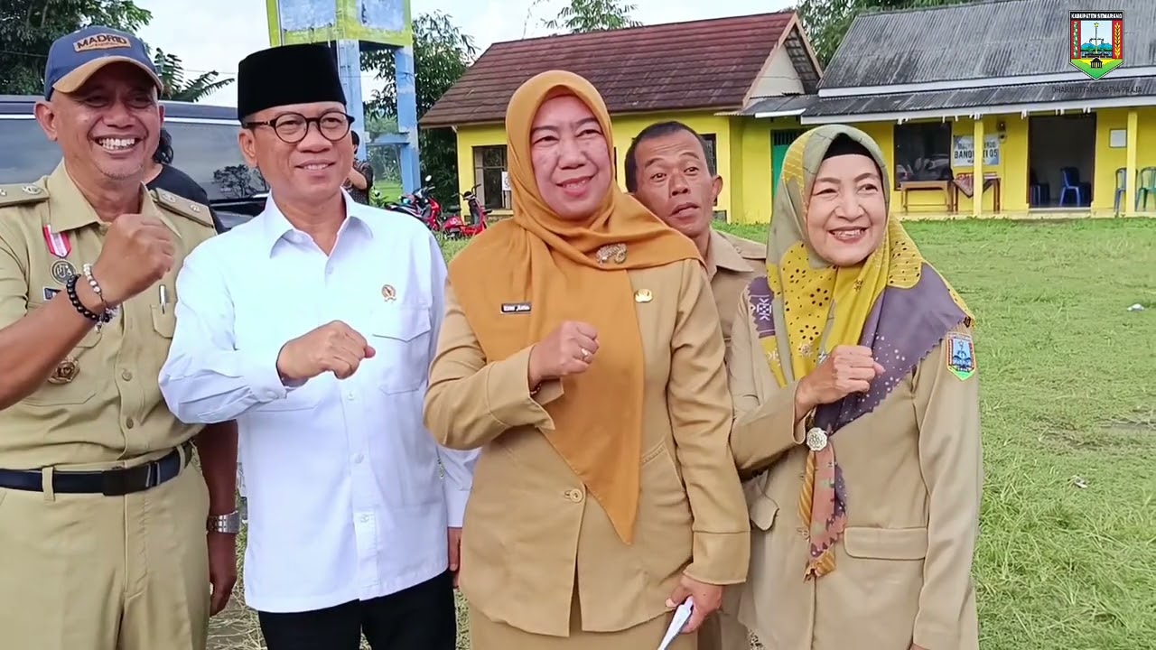 KUNJUNGAN MENTERI  KOORDINATOR BIDANG PANGAN INDONESIA DAN MENTERI DESA DI DESA SRATEN