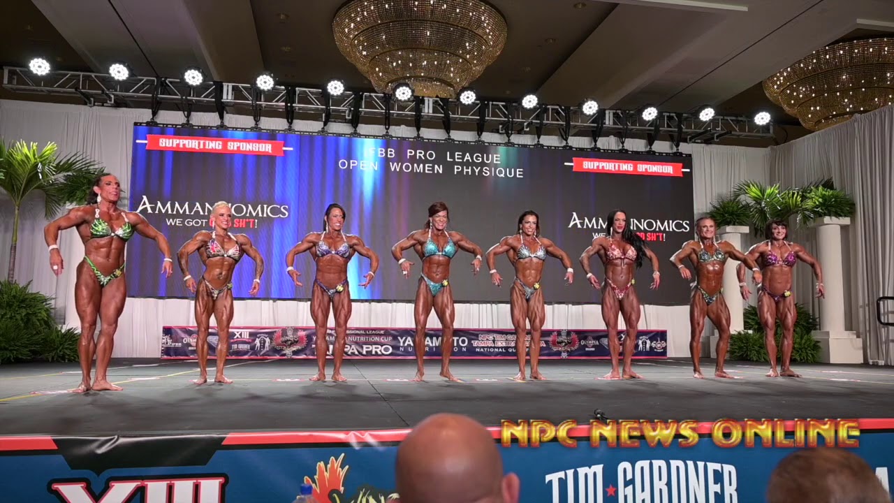 2020 IFBB Pro League Tampa Pro Women's Physique Prejudging YouTube