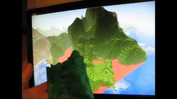 3D printing minecraft landscape on a RepRap