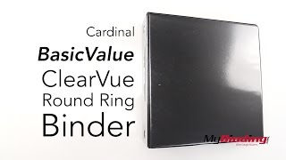 Cardinal BasicValue ClearVue Round Ring Binder