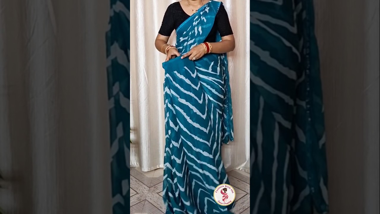 How to Drape a Saree Perfectly//