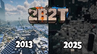 Evolution of 2b2t Spawn (2013–2025)