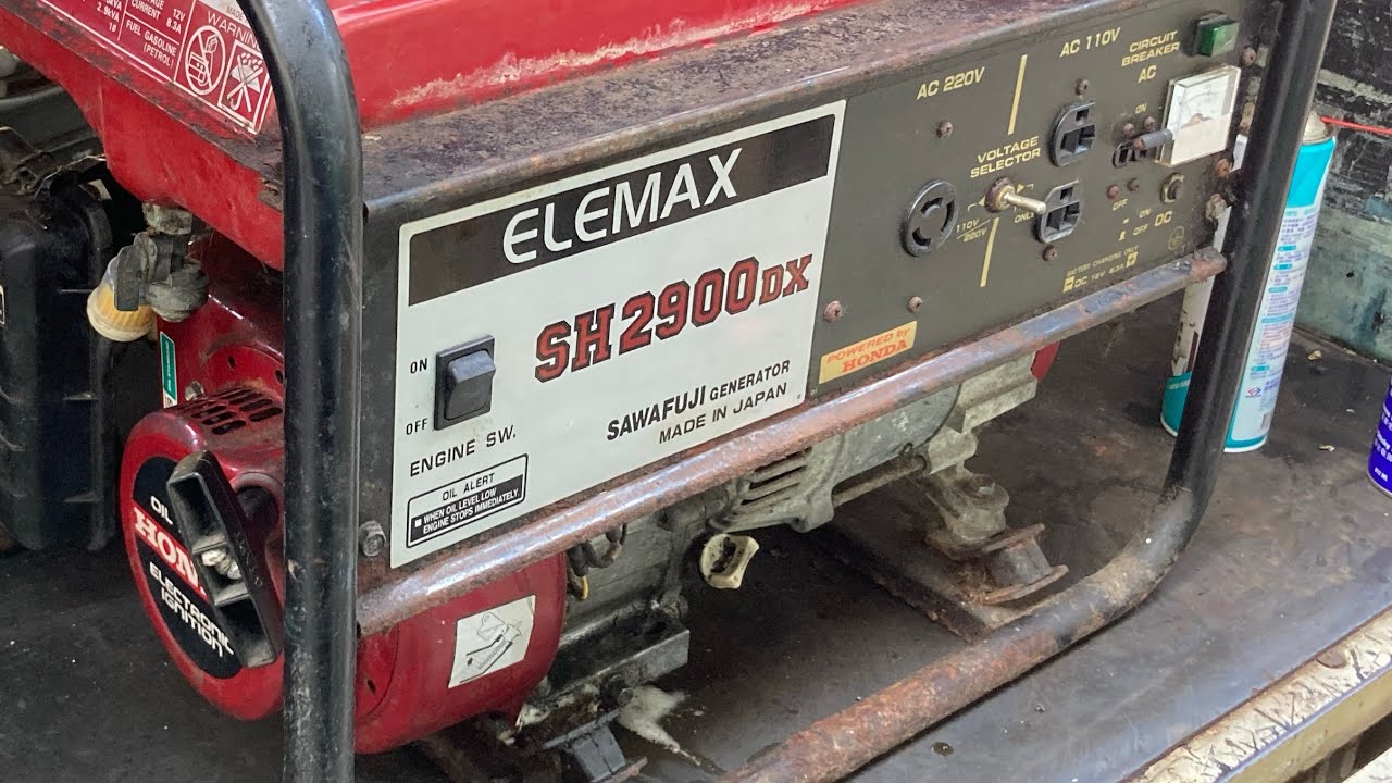 Elemax SH2900Dx Generator YouTube