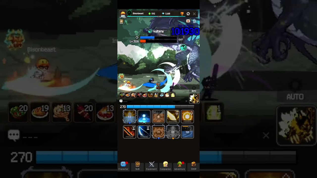 Slayer Legend: level 25 beast gameplay and status