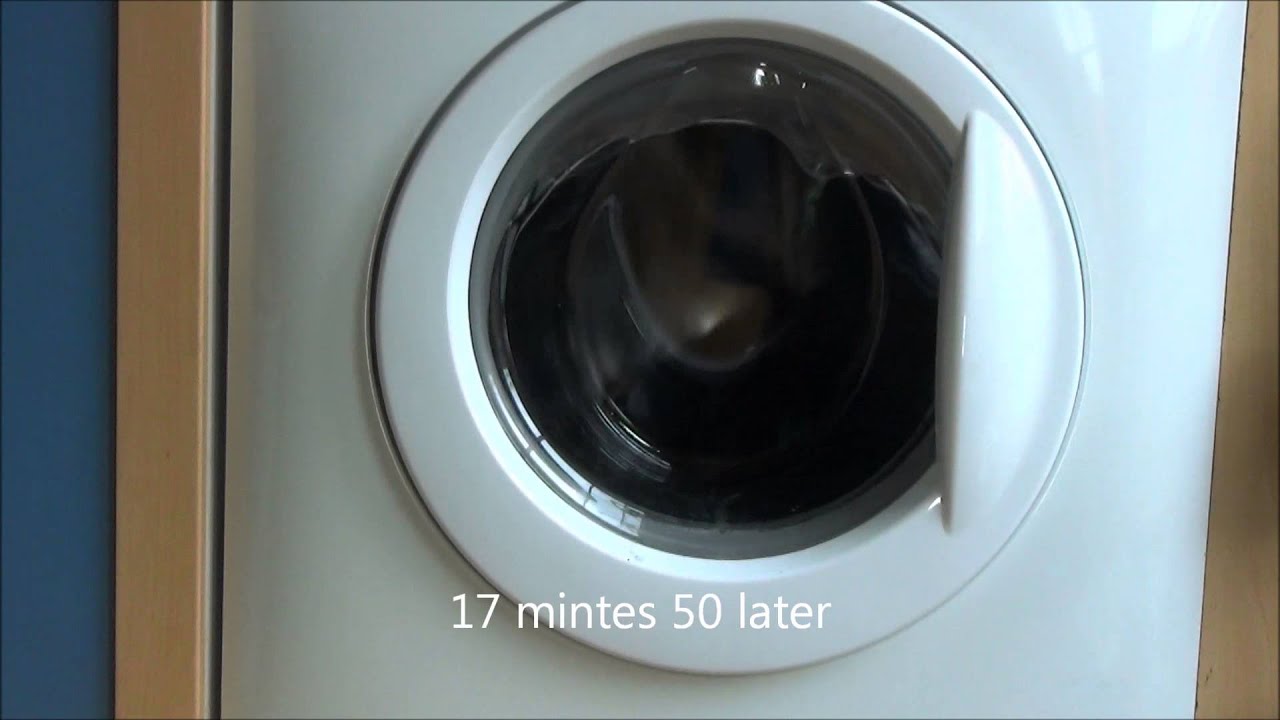 Zanussi Aquafall ZWHB7160 Easy Iron 30'c cycle) YouTube