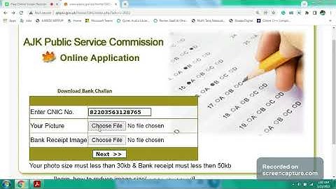 How to Apply for a Job Online in AJK Public Service Commission | Reduce Picture Size Online #ajkpsc