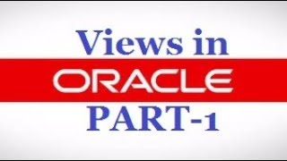 Oracle Views Part -1