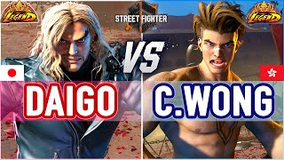 SF6  Daigo (Ken) vs Chris Wong (Luke)  SF6 High Level Gameplay