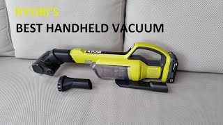 RYOBI 18V ONE+ Hand Vacuum With Powered Brush Bar (review)