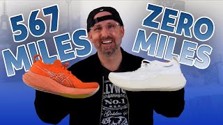 Asics Nimbus 26 after 567 miles