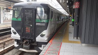 E257系5500番台 OM-51編成 特急 富士回遊71号 新宿駅発車