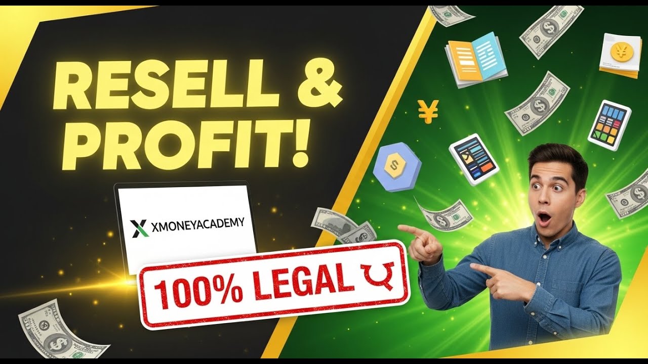 I Found a Website That Lets You Resell Digital Products LEGALLY! 🚀 (XMoneyAcademy)