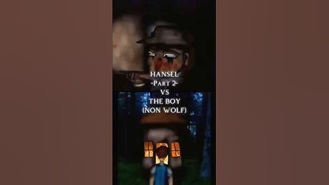 Hansel vs The Wolf (Boy Form) #analoghorror #analoguehorror #hanselandgretel #hansel
