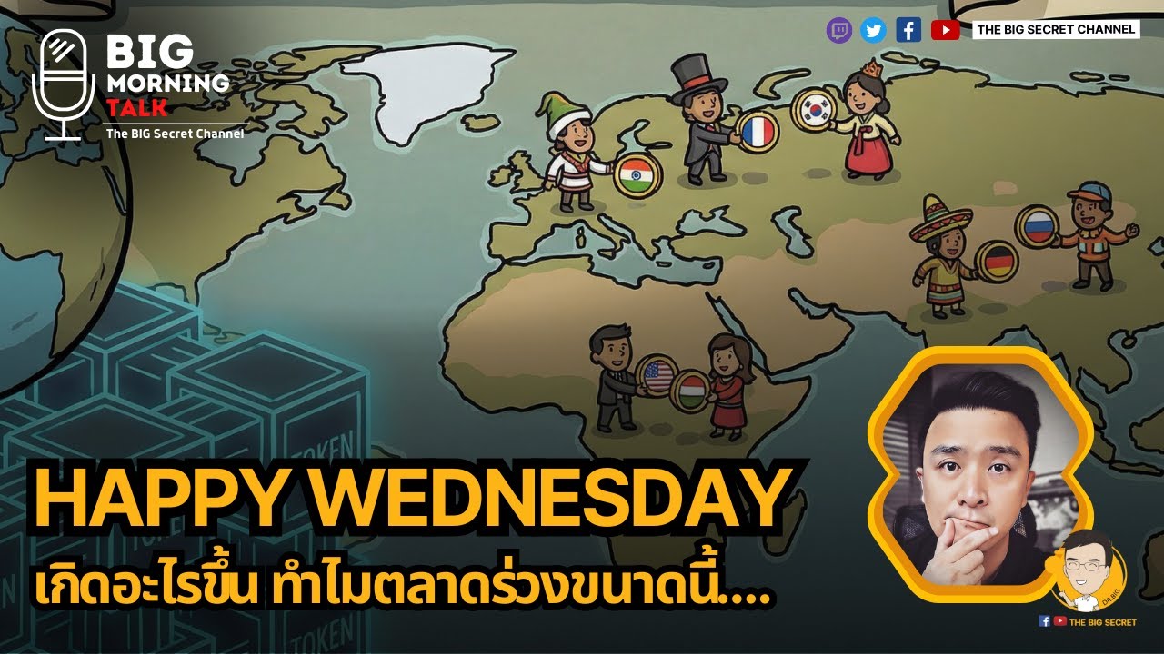Happy Wednesday - เกิดอะไรขึ้น ทำไมตลาดร่วงขนาดนี้
