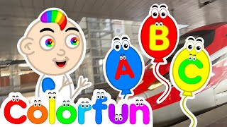 Abc Songs In Upper And Lower-Case Letters Learn The Abcs Colorfun Songs For Babies
