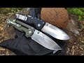 Cold Steel AD-15 SCORPION LOCK vs AD-10 TRI-AD LOCK. Open Air.