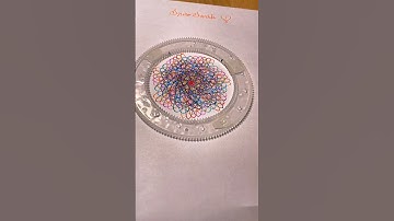 How Many Colors Did I Used Comment Below 👇 #spirograph #art #relaxartonline #foryou