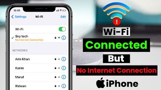 how to fix wifi connected but no internet connection on iphone ios 17