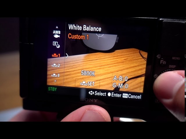 Sony Zv1 Custom White Balance - YouTube